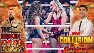 AEW Collision Holiday Bash LIVE Post Show Review 122323  Julia Hart and Skye Blue is the Title [upl. by Dauf]