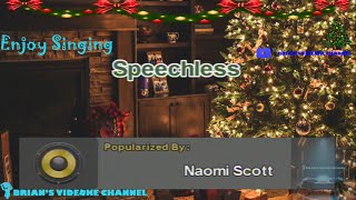 Speechless  Naomi Scott Karaoke [upl. by Karrie152]