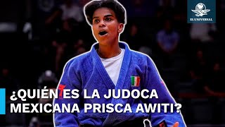 Prisca Awiti primera judoca mexicana que asegura medalla en Juegos Olímpicos [upl. by Aural]