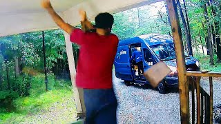 Angry Customer Throws Package at Delivery Driver [upl. by Kiryt]