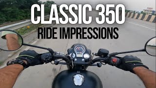 Should You Buy Classic 350  Detailed Ride Review  Motorxone [upl. by Ahsiekal]