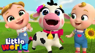 La Vaca Lola English Version  Kids Songs amp Nursery Rhymes by Little World [upl. by Ibba]