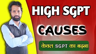 HIGH SGPT Causes  SGPT blood test in Hindi [upl. by Heddie519]