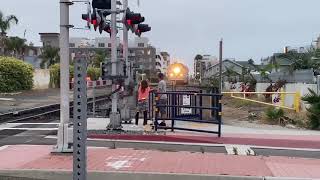 Surfrider Way Railroad Crossing Oceanside CA [upl. by Nelleus323]