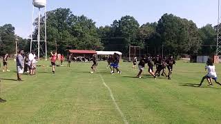 Southern Guilford High School footbal practice on 7242024 with team in offfense vs defense mode [upl. by Reffinnej]