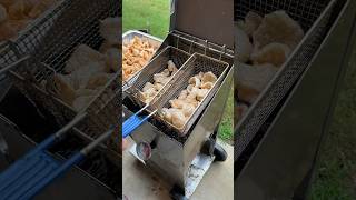 Jamie Williams with Swine Life BBQ Cooking us Pork Rinds porkrinds swinelifebbq SwineLifeBBQ [upl. by Jameson901]