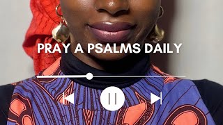 Pray a Psalms Daily  Psalms 391213 prayingapsalmdaily prayapsalmsdaily psalms39 [upl. by Ahsiloc]