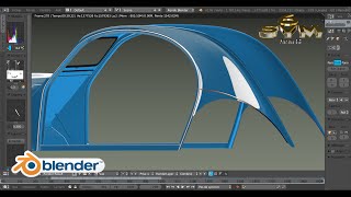 Modéliser une Voiture 2CV Citroën AZ Tutoriel SVM6 N°47 La Caisse [upl. by Tremain20]