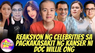 Reaksyon ng Celebrities sa Pagkakasakit ng Kanser ni Doc Willie Ong [upl. by Netsrijk218]