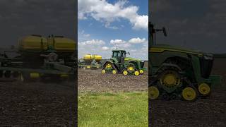 John Deere 8RX 410 Planting With A DB60 johndeere 8rx plant24 shorts bigtractorpower [upl. by Shulock]