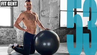 53 GYM BALL EXERCISES AND THE MUSCLES THEY TARGET [upl. by Ginevra]