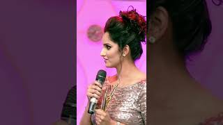 Sania Mirza in Pakistani award show looking so happy virlshorts virlshorts virlshorts [upl. by Iliak]