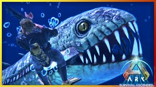 Taming a Plesiosaur with Only a Low Level Ichthy  ARK Survival Ascended  Ep 53 [upl. by Nyrhtak240]