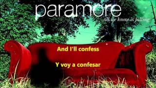 Whoa  Paramore lyrics Español  Ingles [upl. by Abil]