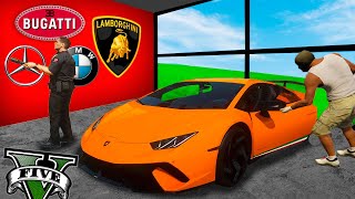 ROBÉ los CONCESIONARIOS de Lamborghini Bugatti y BMW en GTA 5 [upl. by Sanger]