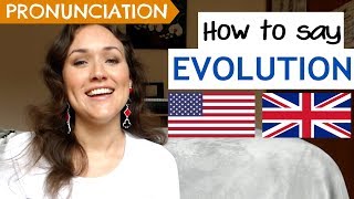 How to Pronounce EVOLUTION US UK amp Australian pronunciation [upl. by Tegdig]