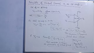 OPAMP10 principle of virtual ground [upl. by Budding]