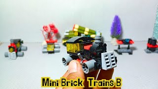 Unboxing And Building Mini Brick Trains B [upl. by Nybor728]