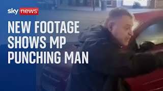 New footage shows Labour MP Mike Amesbury punching man multiple times [upl. by Brookhouse]