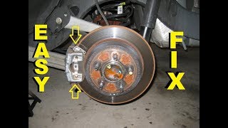 How to repair REAR CALIPER noise Lincoln Town Car and Junkyard Trip [upl. by Podvin]