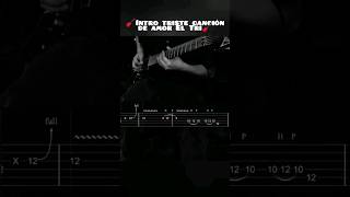 Intro Triste canción de amor El Tri guitarra tutorial intro eltri [upl. by Jacinda]