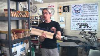 Silk Screenprinting Tee Shirts How To Choose Your Squeegee Tips [upl. by Lennon]