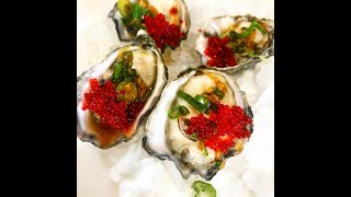 Raw Oysters with Soy Ginger Sauce [upl. by Callas]