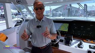 Walkthrough  Regal 50 SAV at Fort Lauderdale Boat Show [upl. by Kaylyn853]