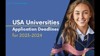 Spring January Intake in USA 2024 Deadline amp Universities  India [upl. by Aiuqram]