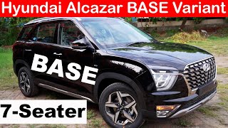 Hyundai Alcazar Prestige Base Model Walkaround Review l Aayush ssm [upl. by Paradies]