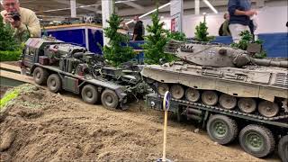 Intermodellbau 2021 Dortmund  scale 116 rc tanks  trucks  Reservistenkameradschaft Modellbau [upl. by Raval280]