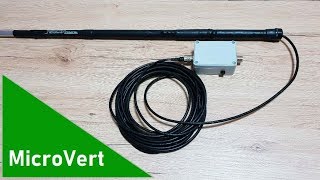 MicroVert 40M antenna  home made [upl. by Nodnab19]