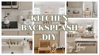 COTTAGE STYLE KITCHEN  DIY BEADBOARD BACKSPLASH TUTORIAL  KITCHEN MAKEOVER  DECORATING IDEAS 2022 [upl. by Ursas]