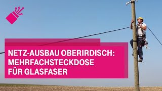 NetzAusbau oberirdisch Mehrfachsteckdose für Glasfaser  so einfach geht das [upl. by Goodrow]