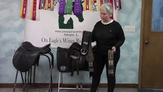 Learn difference between jumping and dressage saddles and girths [upl. by Mrots973]