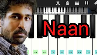 Naan  Ulaginil miga uyaram  Piano tutorial  Perfect piano version [upl. by Acinat232]