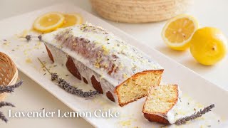 Lavender Lemon Cake recipe [upl. by Olpe]