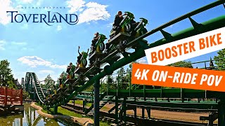 Booster Bike 4K OnRide POV  Attractiepark Toverland [upl. by Yanahc]