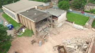 KNOTTINGLEY SPORTS CENTRE DEMOLITION [upl. by Worrell187]