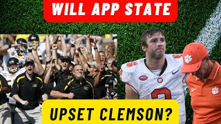 Will Appalachian State UPSET Clemson CLEMSON Football FSU GEORGIA OHIO STATE TENNESSEE [upl. by Telfer]