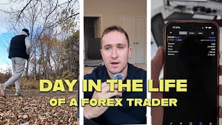 REALISTIC Day in the Life of a Forex Trader 2400 in an HOUR [upl. by Sekoorb]