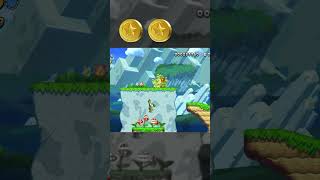 Rolling Yoshi Hills 🟩 Acorn Plains3 🟩 New Super Luigi U shorts [upl. by Hymen989]