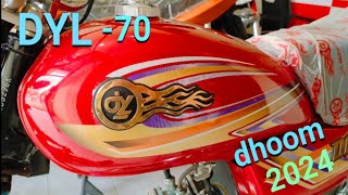 DYL dhoom YD 70 2024 new modelbest quality parts assembled bikeprice amp review [upl. by Korie]