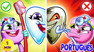 Canção do Dentista 🦷  Canções Infantis Divertidas 😻🐨🐰🦁 e Canções de Ninar por Baby Zoo [upl. by Xavier]