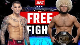 POIRIER vs KHABIB NURMAGOMEDOV  FULL FIGHT  ufc mma [upl. by Sitto]