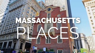 10 Best Places to Visit in Massachusetts  Travel Video [upl. by Staw587]