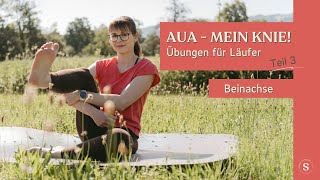 Knieschmerzen beim Laufen 13  diese Übung zentriert deine Beinachse [upl. by Saunder]