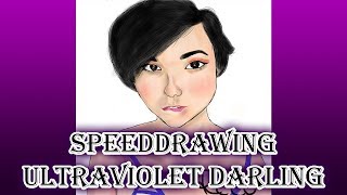 Ultraviolet Darling  Speeddraw [upl. by Nisen]