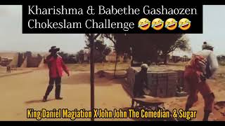 Kharishma amp Babethe Gashaozen Chokeslam 💯🔥🙌💥📽🎙 Challenge Accepted 💯💯🙈🙈 [upl. by Northington312]