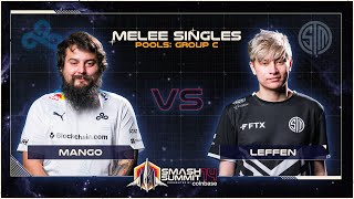 Mang0 vs Leffen  Singles Pools Group C  Smash Summit 14  Falco vs Fox [upl. by Nazus]